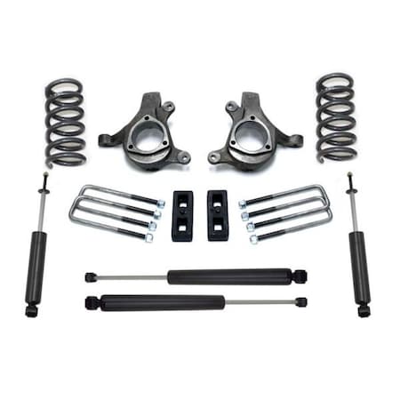 Maxtrac Suspension 5IN LIFT KIT 2WD W- MAXTRAC SHOCKS 1999-07 CLASSIC C-1500 GM 8 CYL K880953-8